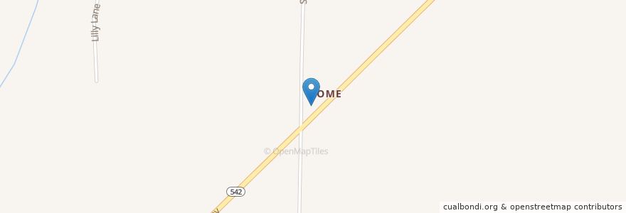 Mapa de ubicacion de The Rome Store en Estados Unidos De América, Washington, Whatcom County.