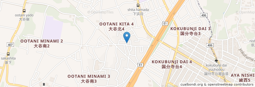Mapa de ubicacion de とうま動物病院 en Japão, 神奈川県, 海老名市.