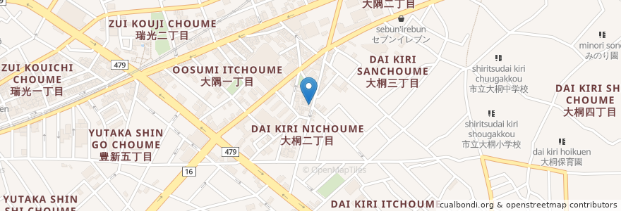 Mapa de ubicacion de すし敏 en Japan, Präfektur Osaka, 大阪市, 東淀川区.