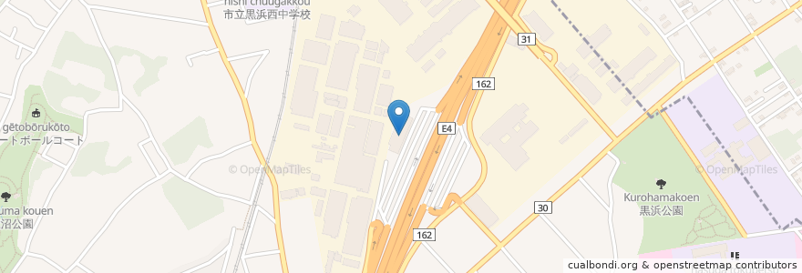 Mapa de ubicacion de 蓮田SA en Jepun, 埼玉県, 蓮田市.