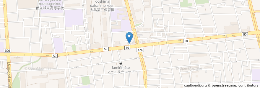 Mapa de ubicacion de マクドナルド en Japón, Tokio, Koto.