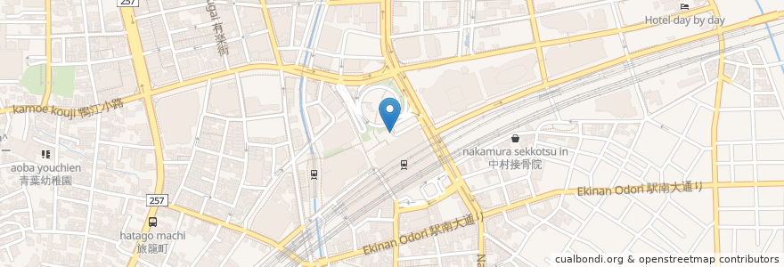 Mapa de ubicacion de 浜松駅北口タクシーのりば en Japon, Préfecture De Shizuoka, 浜松市, 中区.