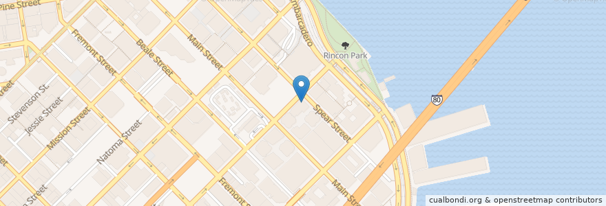 Mapa de ubicacion de Prospect en United States, California, San Francisco, San Francisco.