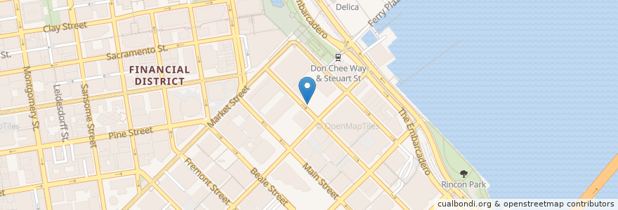 Mapa de ubicacion de Findlay Dental Arts en Estados Unidos De América, California, San Francisco, San Francisco.