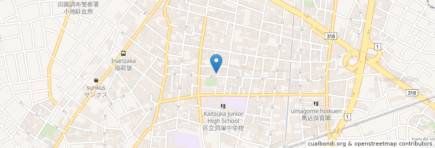 Mapa de ubicacion de ニチエーパーク en Japon, Tokyo, 大田区.