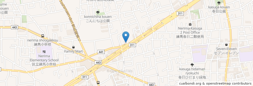 Mapa de ubicacion de 豊島園大腸肛門科 en 日本, 东京都/東京都, 練馬区.