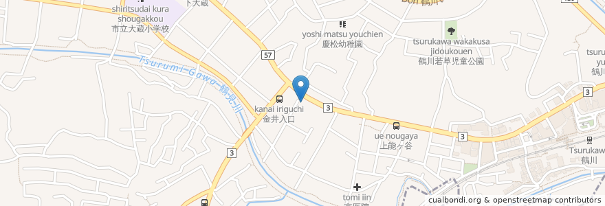 Mapa de ubicacion de 魚屋路 鶴川店 en Japonya, 東京都, 町田市.