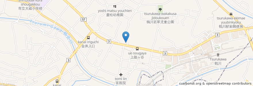 Mapa de ubicacion de イワナガ大蔵薬局 en Japon, Tokyo, 町田市.