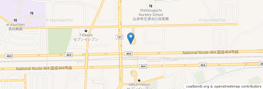 Mapa de ubicacion de 西白井駅 (Nishi-shiroi Station) en اليابان, 千葉県, 白井市.