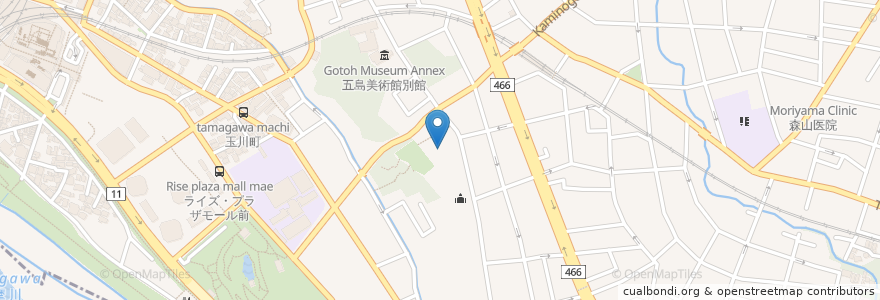 Mapa de ubicacion de 自性山覚願寺 en 일본, 도쿄도, 世田谷区.
