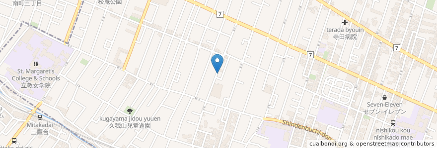 Mapa de ubicacion de 三井のリパーク 杉並宮前5丁目第5 en 日本, 东京都/東京都, 杉並区.