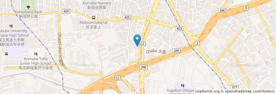 Mapa de ubicacion de MIRANDA BLUE en Japan, Tokio, 目黒区.