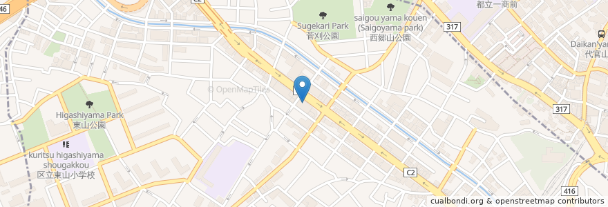 Mapa de ubicacion de EXPG || EXILE PROFESSIONAL GYM en Japan, 東京都, 目黒区.