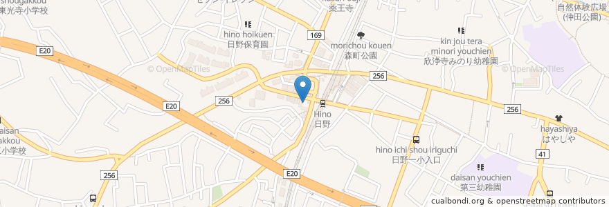 Mapa de ubicacion de Soul Live House en Japon, Tokyo, 日野市.