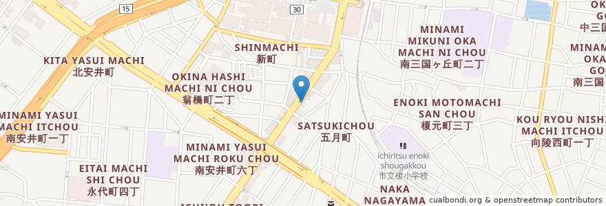 Mapa de ubicacion de ほっかほっか en 일본, 오사카부, 사카이시, 堺区.