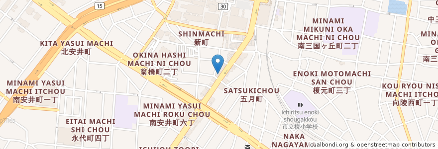 Mapa de ubicacion de たろやん酒場 en Japan, 大阪府, 堺市, 堺区.