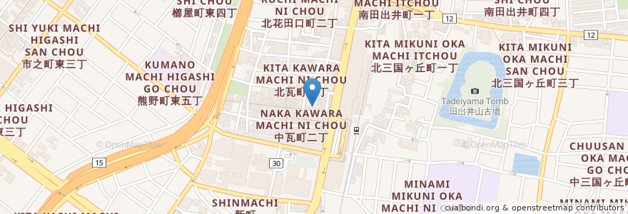 Mapa de ubicacion de マクドナルド 堺東店 en Japón, Prefectura De Osaka, 堺市, 堺区.
