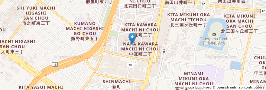 Mapa de ubicacion de すし亭幹 en Япония, Осака, Сакаи, 堺区.