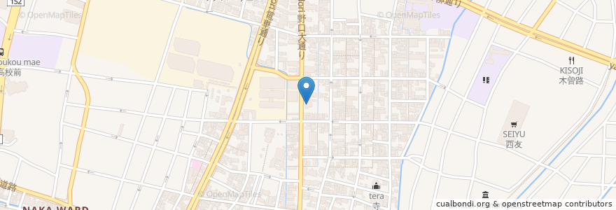 Mapa de ubicacion de 浜松信用金庫 en ژاپن, 静岡県, 浜松市, 中区.