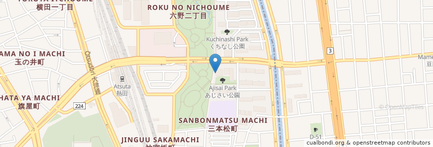 Mapa de ubicacion de 神宮歯科 en Japan, 愛知県, Nagoya.