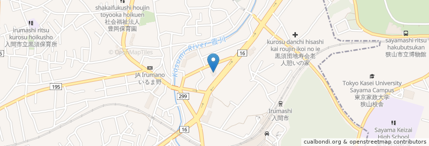 Mapa de ubicacion de 武蔵豊岡教会 en Япония, Сайтама, Ирума.