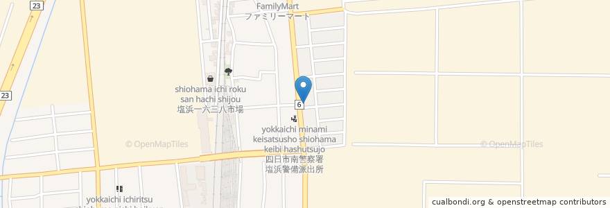 Mapa de ubicacion de 今村歯科クリニック en Japan, 三重県, 四日市市.