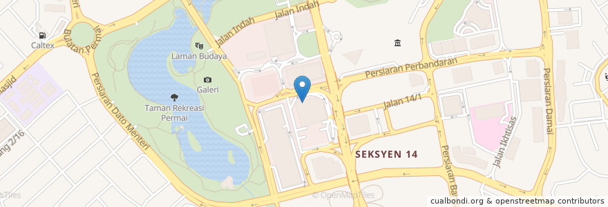 Mapa de ubicacion de Secret Recipe en 말레이시아, 슬랑오르, Shah Alam.