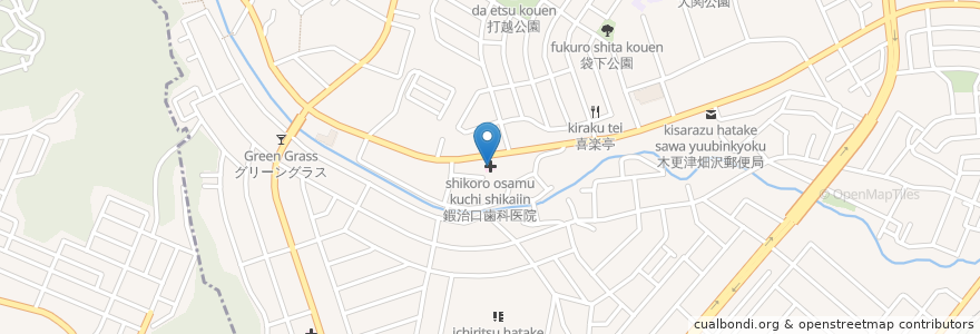 Mapa de ubicacion de 鍜治口歯科医院 en 日本, 千葉県, 木更津市.