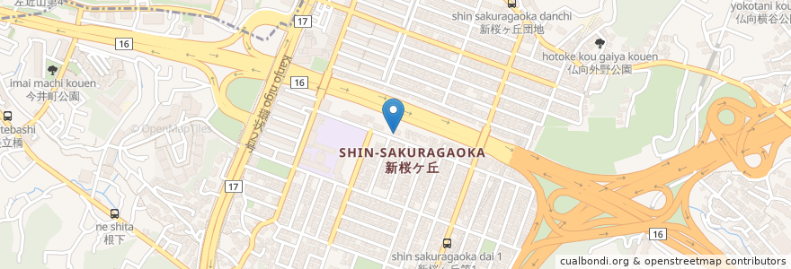 Mapa de ubicacion de JA バンク en ژاپن, 神奈川県, 横浜市, 保土ヶ谷区.