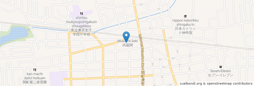 Mapa de ubicacion de 三井住友銀行 en Jepun, 東京都, 練馬区.