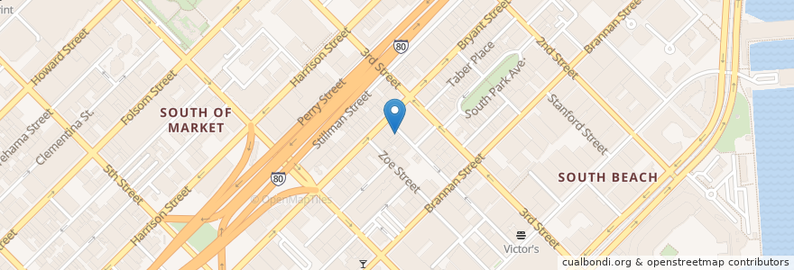 Mapa de ubicacion de Darwin Cafe en ایالات متحده آمریکا, کالیفرنیا, سان فرانسیسکو, سان فرانسیسکو.