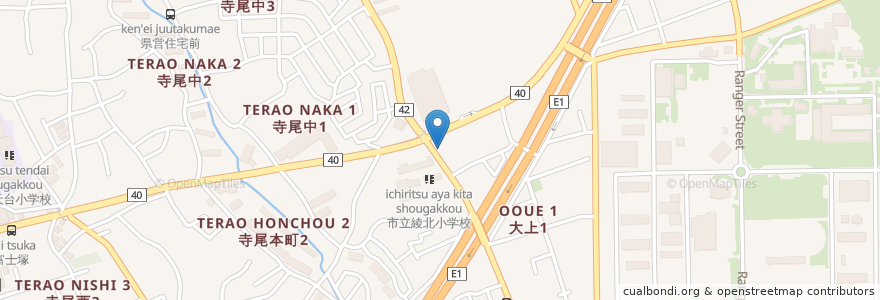 Mapa de ubicacion de チルチル・ミチル 綾瀬店 en Japão, 神奈川県, 綾瀬市.