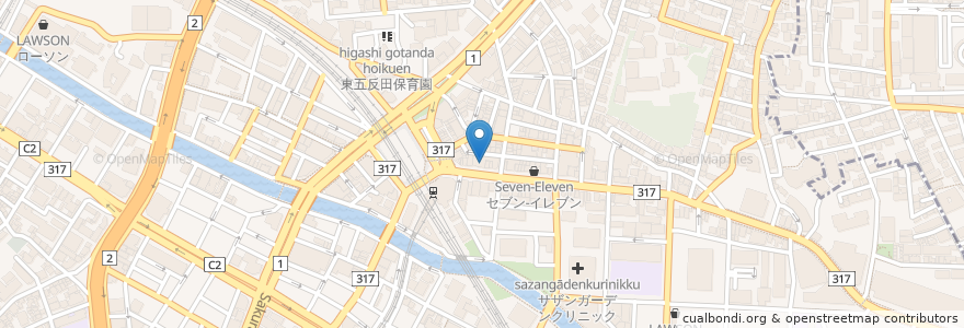 Mapa de ubicacion de 三井住友銀行 五反田支店 en Giappone, Tokyo, 品川区.