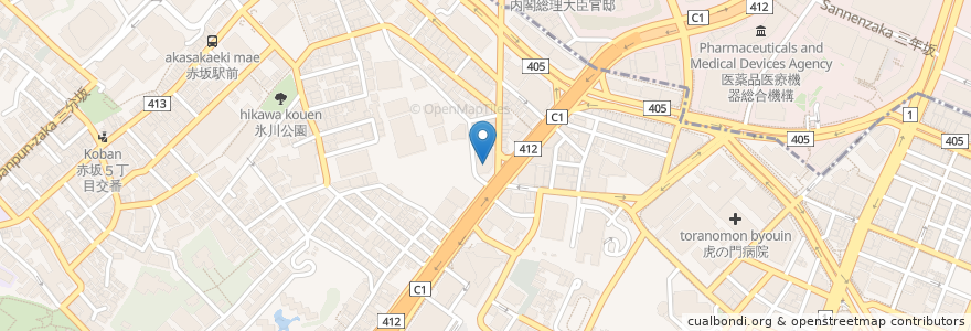 Mapa de ubicacion de タリーズコーヒー en Япония, Токио, Минато.