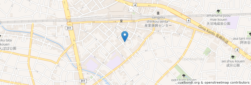 Mapa de ubicacion de 高田歯科クリニック en اليابان, 東京都, 杉並区.