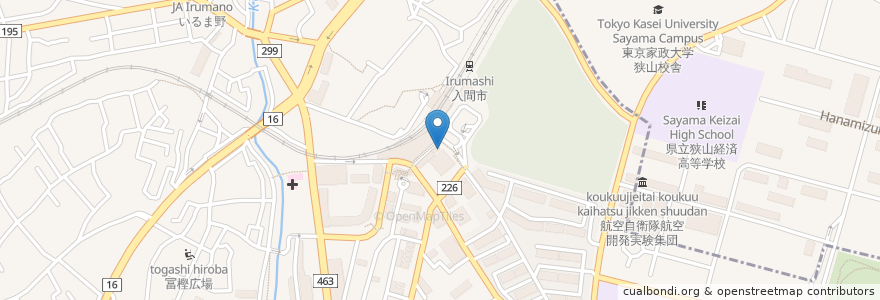 Mapa de ubicacion de ミスタードーナツ en 日本, 埼玉県, 入間市.