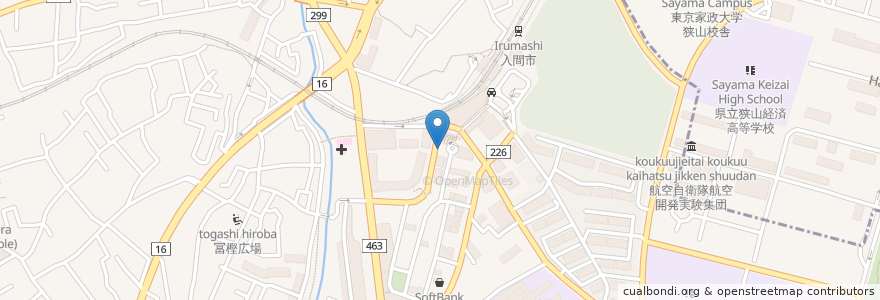 Mapa de ubicacion de Repark en ژاپن, 埼玉県, 入間市.