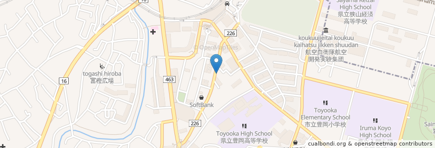 Mapa de ubicacion de ニッポンレンタカー en ژاپن, 埼玉県, 入間市.