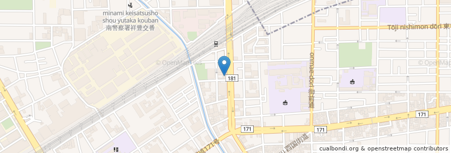 Mapa de ubicacion de すき家 en Япония, Киото, Киото.