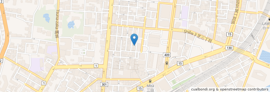 Mapa de ubicacion de 代作久 en Japón, Tokio, Minato.