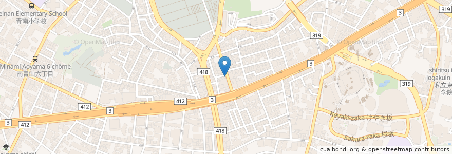 Mapa de ubicacion de Sato BAR en Japón, Tokio, Minato.