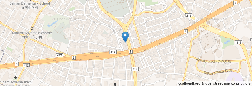 Mapa de ubicacion de ZEST en 日本, 東京都, 港区.