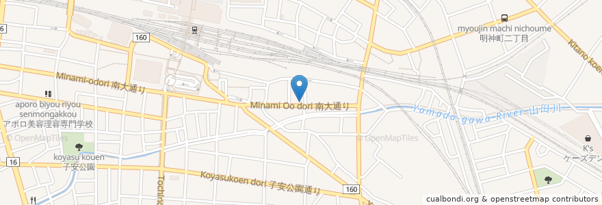Mapa de ubicacion de タマパーク en Япония, Токио, Хатиодзи.
