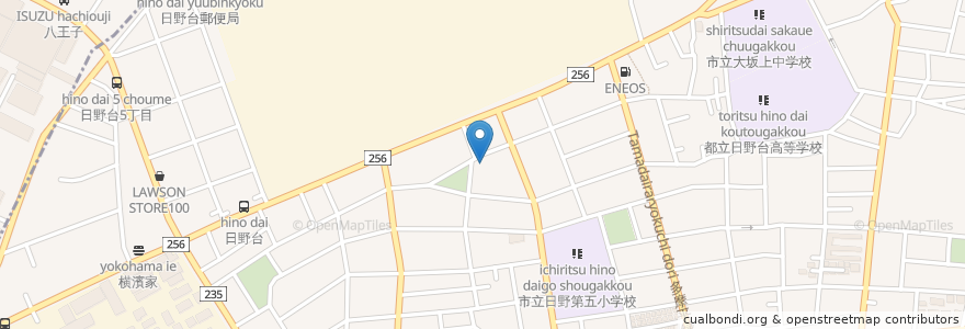 Mapa de ubicacion de Miura Parking en Giappone, Tokyo, 日野市.