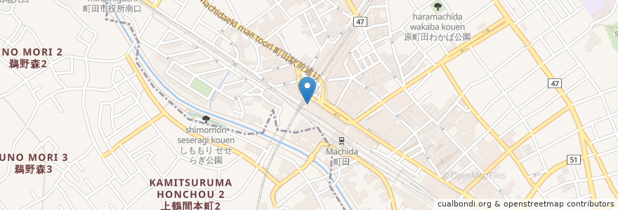 Mapa de ubicacion de Tully's Coffee en Japan, Tokyo, Machida.
