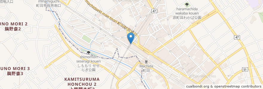 Mapa de ubicacion de 天丼てんや en Japon, Tokyo, 町田市.
