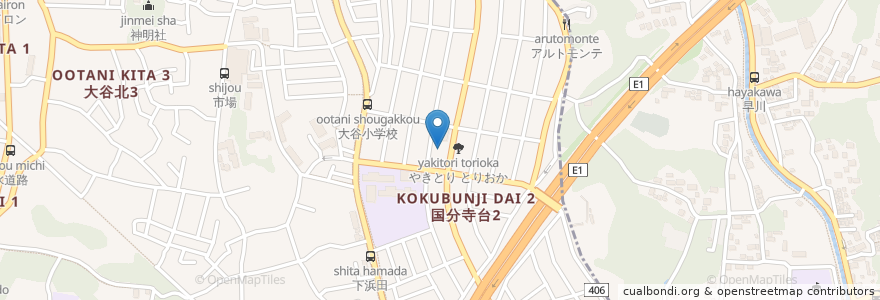 Mapa de ubicacion de ホルモン焼 巻狩 en Япония, Канагава, Аясе.