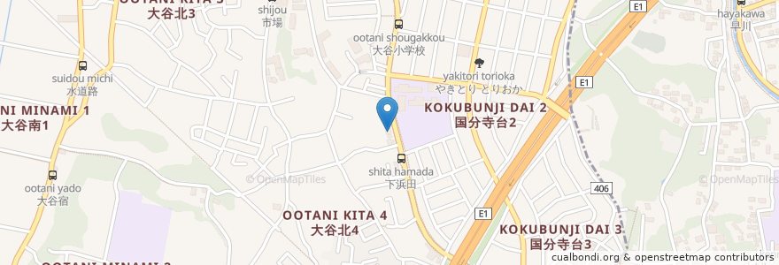 Mapa de ubicacion de ドミノピザ en Japon, Préfecture De Kanagawa, 海老名市.