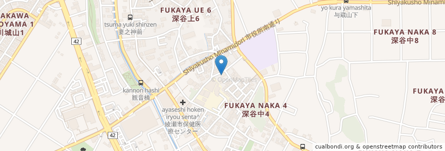 Mapa de ubicacion de 茂木産婦人科 en Япония, Канагава, Аясе.