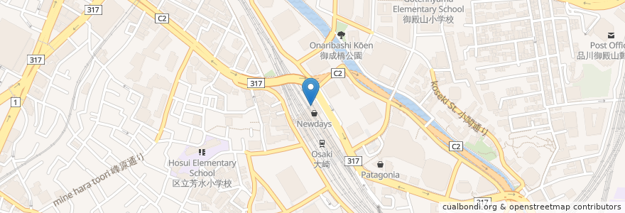 Mapa de ubicacion de View ATM en Giappone, Tokyo, 品川区.
